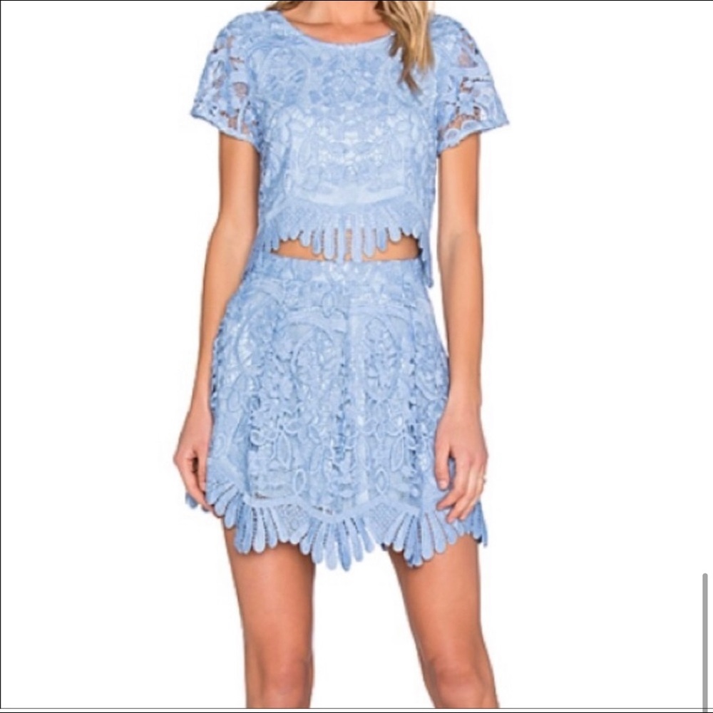 NWT Lovers + Friends | Mai Tai Lace Skirt - Picture 10 of 10